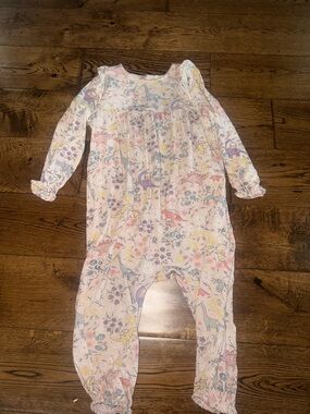 Angel Dear Bamboo Dino Pink Romper 18/24 Month